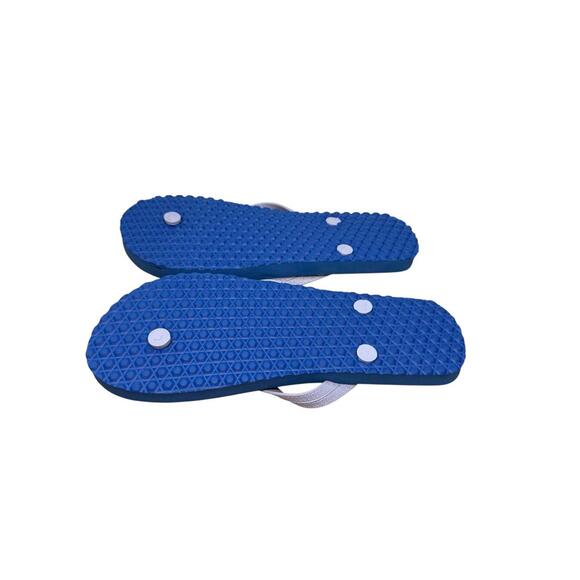 Koa Kea Flip Flops Sandals Sz 10 Blue Thong NWOT Comfort Open Toe Costal Summer - Picture 3 of 4